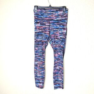 Lululemon Wunder Under Leggings Multicolor Space Dye Print Sz‎ 6 Yoga Pants
